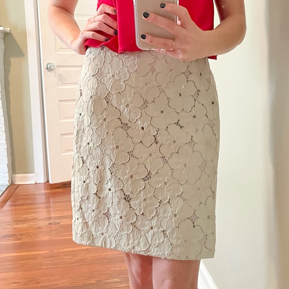 Ann Taylor | Petite | Floral Skirt | 0P